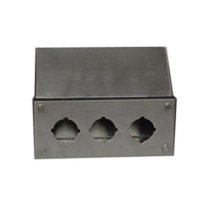 Stainless Steel Box with bolt-on lid