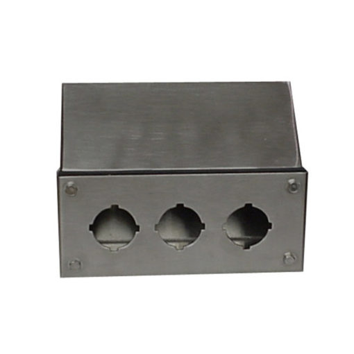 Stainless Steel Box with bolt-on lid