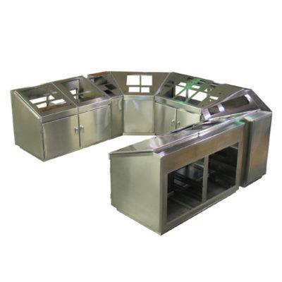 7-Section Stainless Steel Console