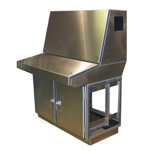 Stand-Alone Stainless Steel Console