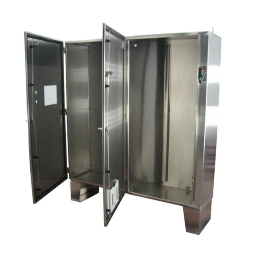 Floor-Mout Double Door Stainless Steel Cabinet