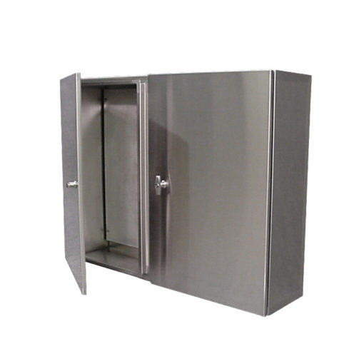 Stainless Steel Control Cabinet - Wall Mount Double Door